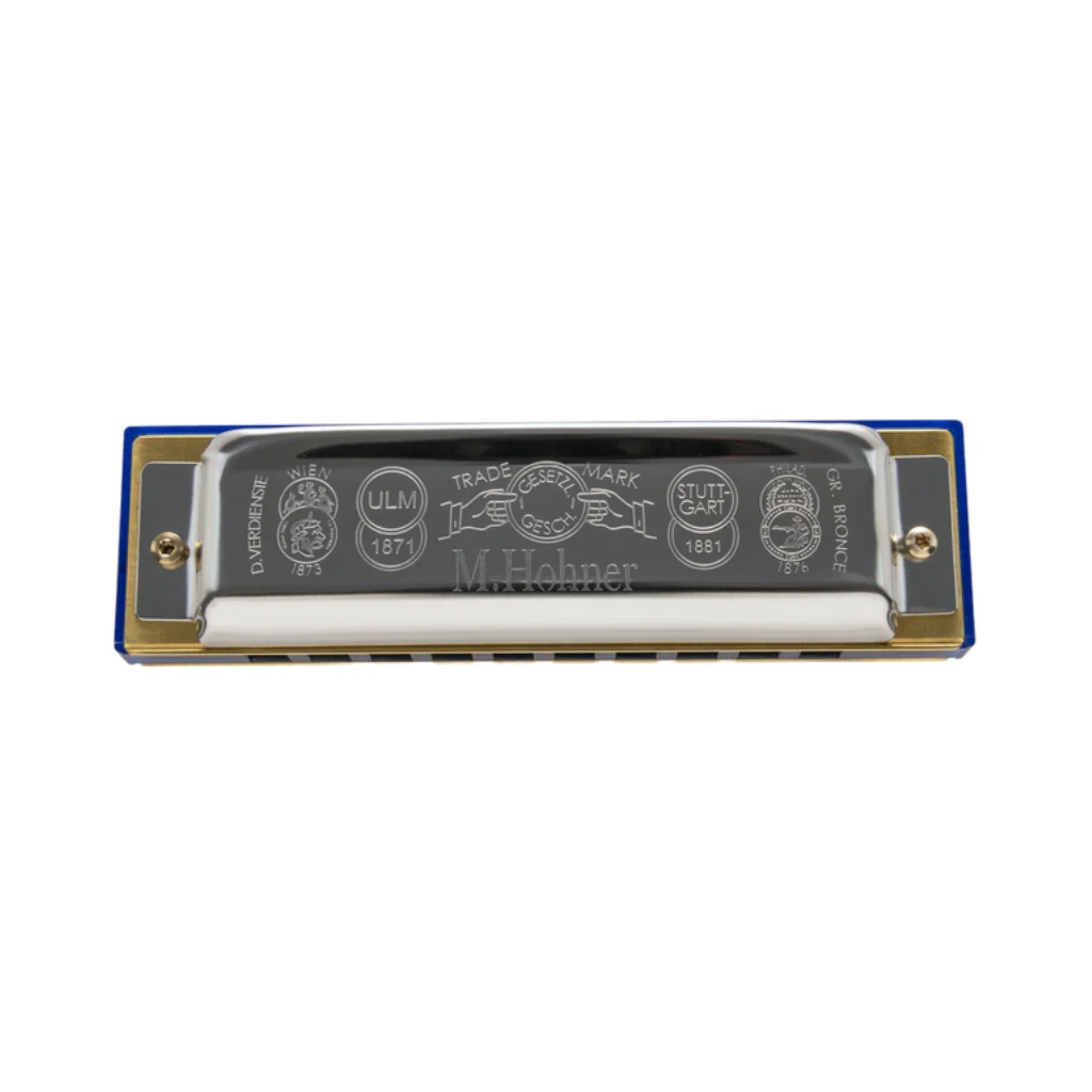 Hohner Jean Jacques Milteau Deep Blues Harmonica - G Major, Trans Blue - Image 2