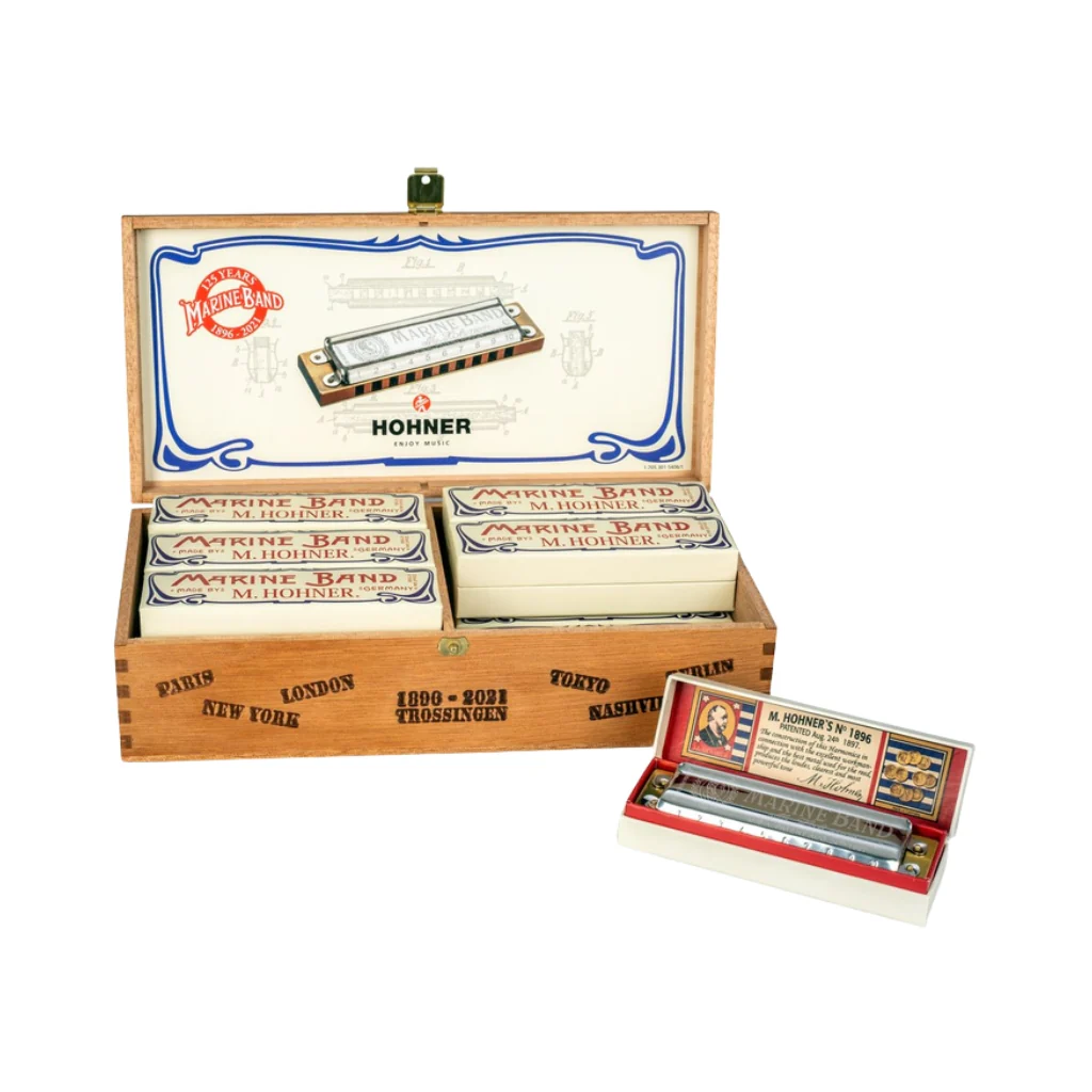 Hohner Marine Band 125th Anniversary Harmonica - Box of 12