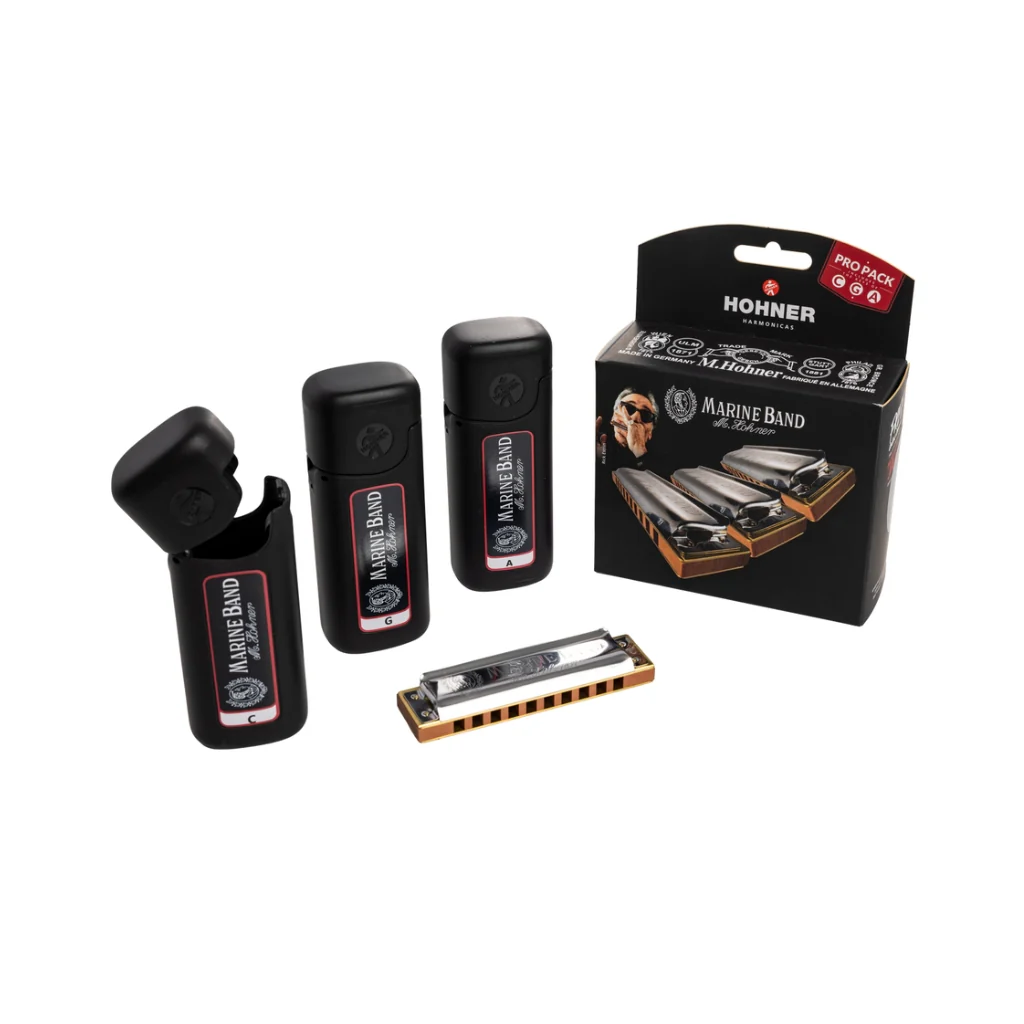 Hohner Marine Band 1896 Harmonica Pro Pack - C-G-A Major