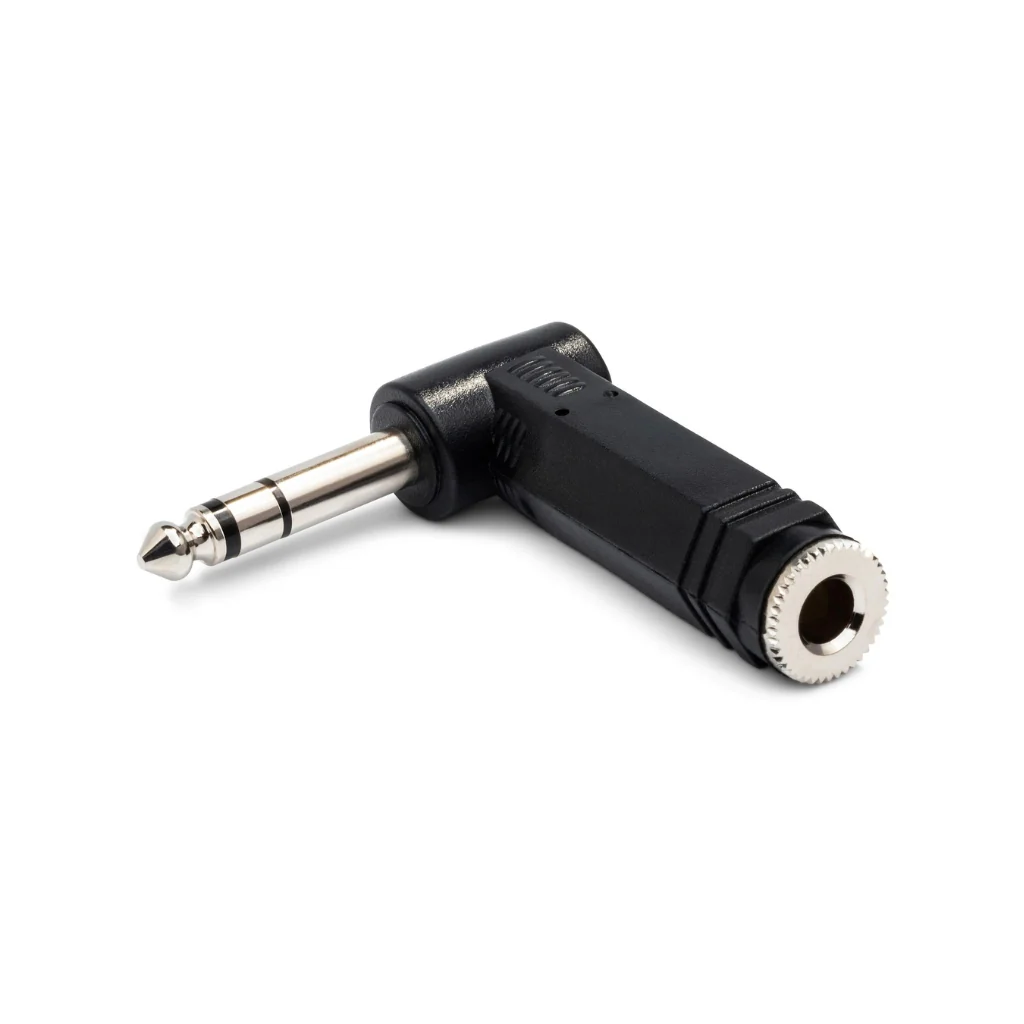 Hosa Technology 1/4 in TRS to 1/4 in TRS Right-Angle Adaptor - Image 2