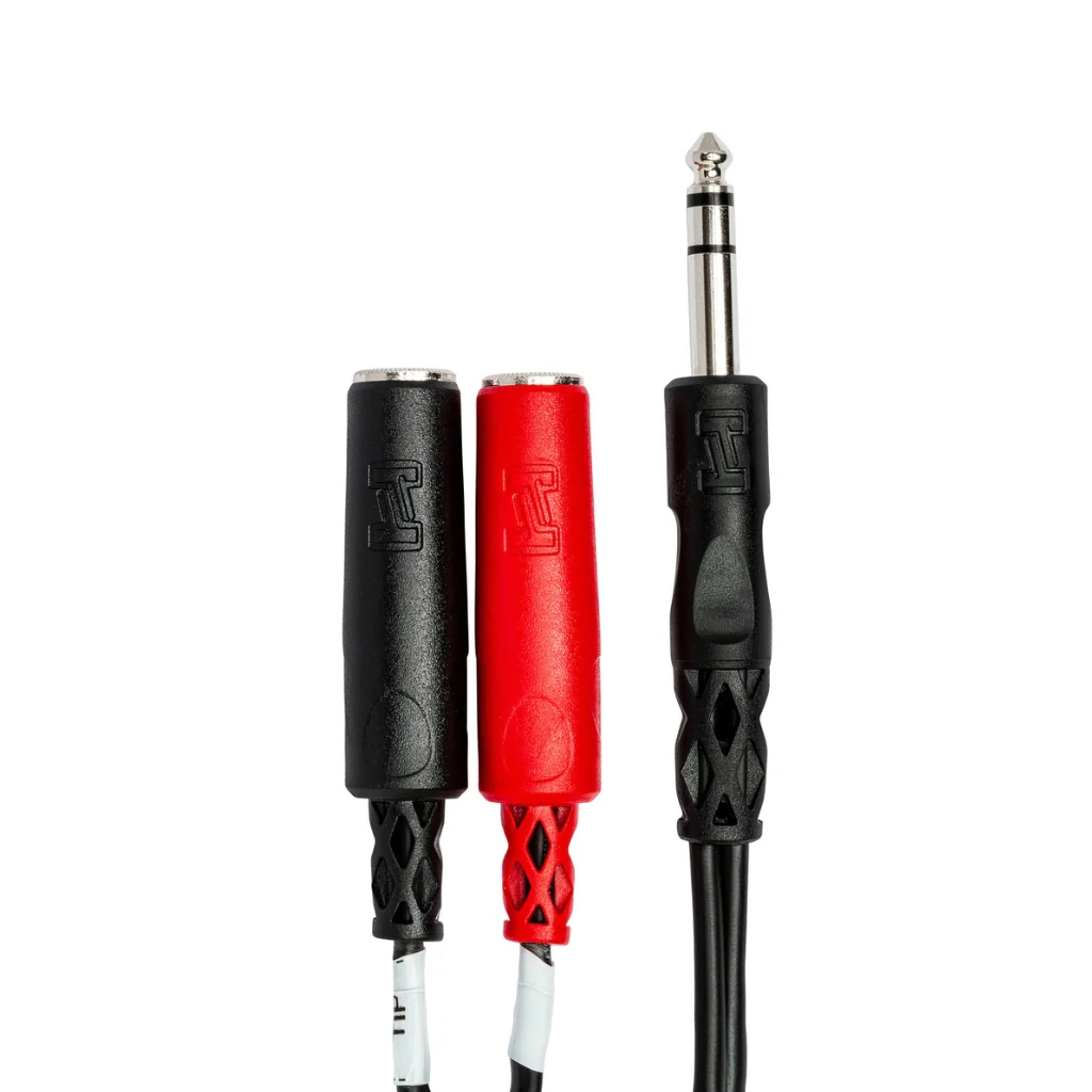 Hosa Technology 1/4 in TRS to Dual 1/4 in TSF Stereo Breakout Cable - Image 2