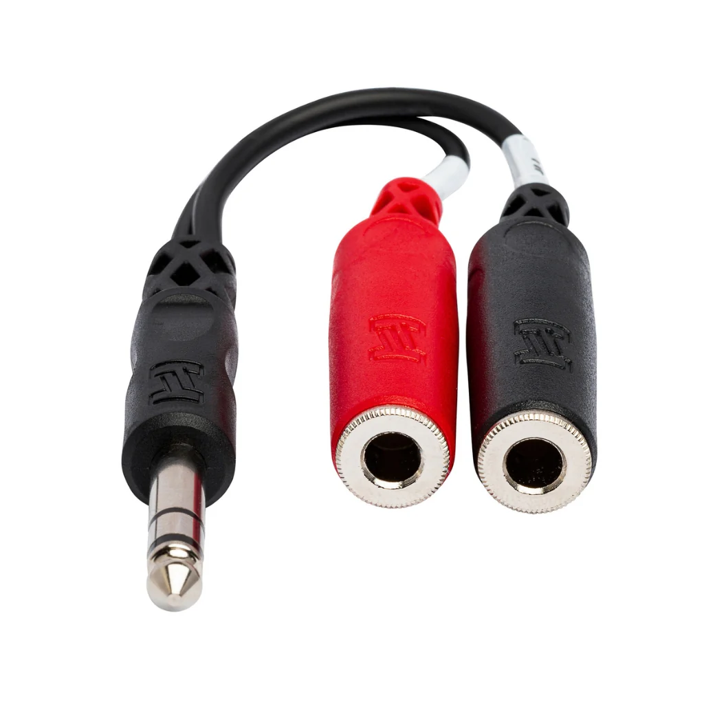 Hosa Technology 1/4 in TRS to Dual 1/4 in TSF Stereo Breakout Cable - Image 3