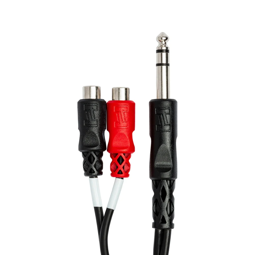 Hosa Technology 1/4 in TRS to Dual RCAF Stereo Breakout - Image 3