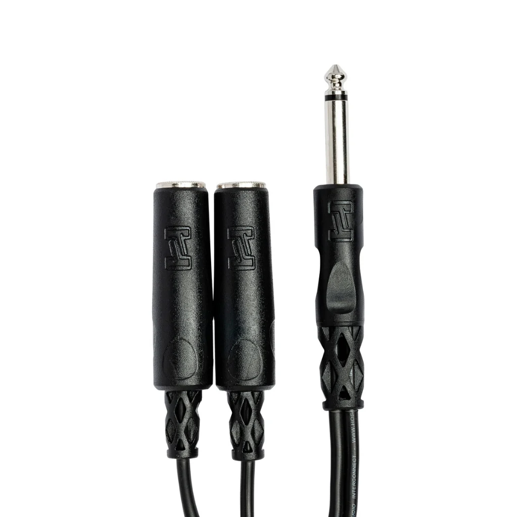 Hosa Technology 1/4 in TS to Dual 1/4 in TSF Y Cable - Image 2