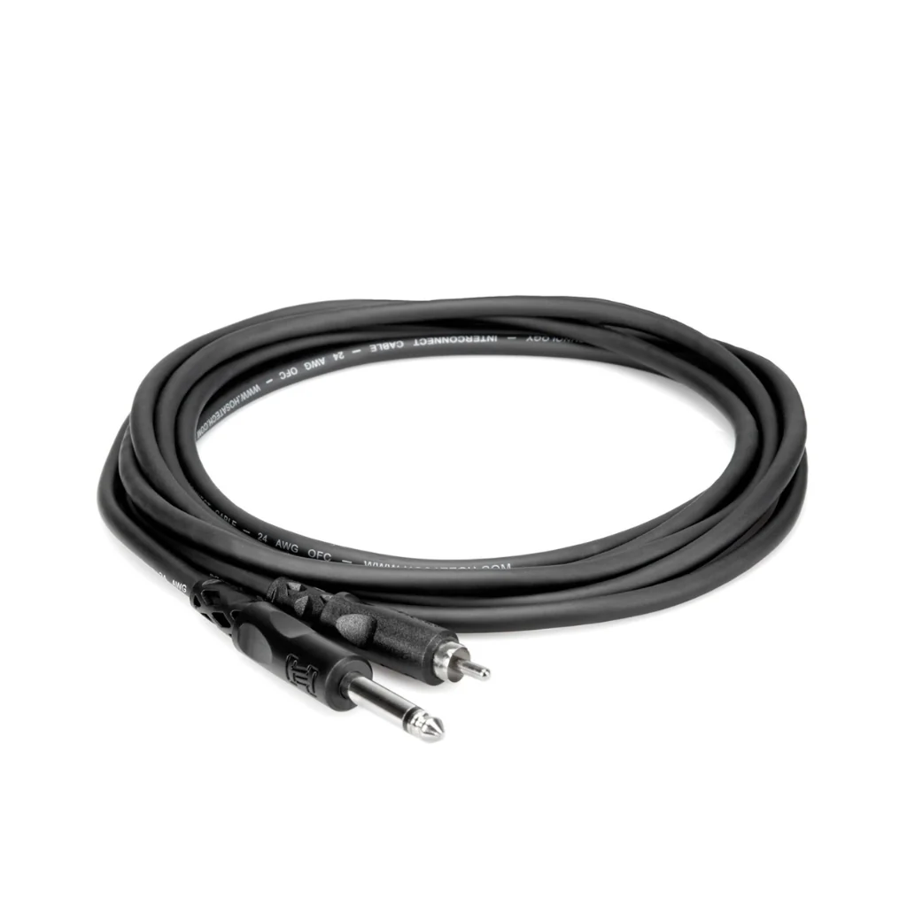 Hosa Technology 1/4 in TS to RCA Unbalanced Interconnect 5ft