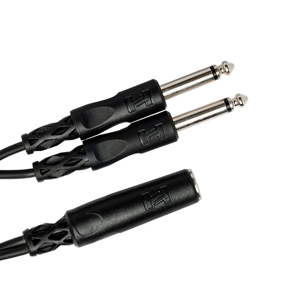 Hosa Technology 1/4 in TSF to Dual 1/4 in TS Y Cable - Image 2