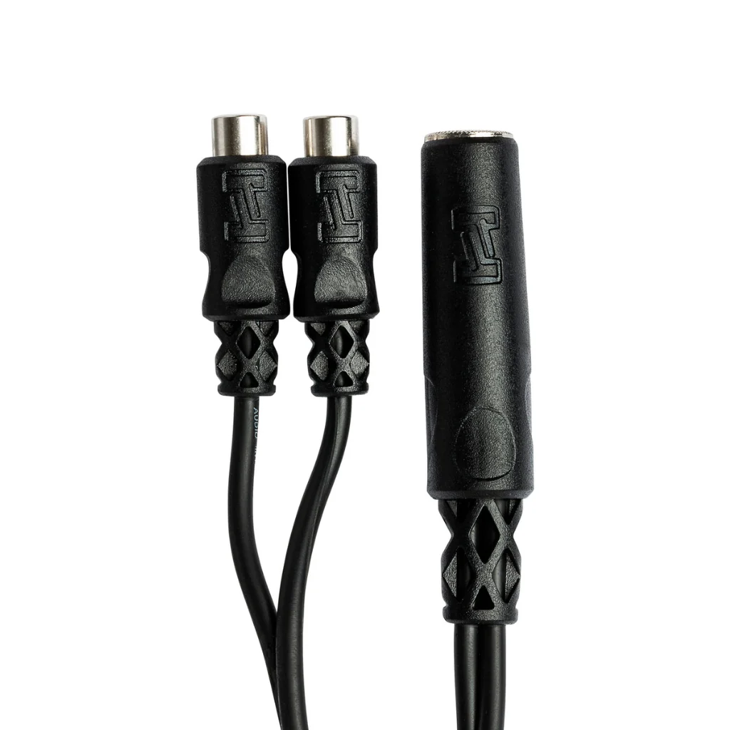 Hosa Technology 1/4 in TSF to Dual RCAF Y Cable - Image 3