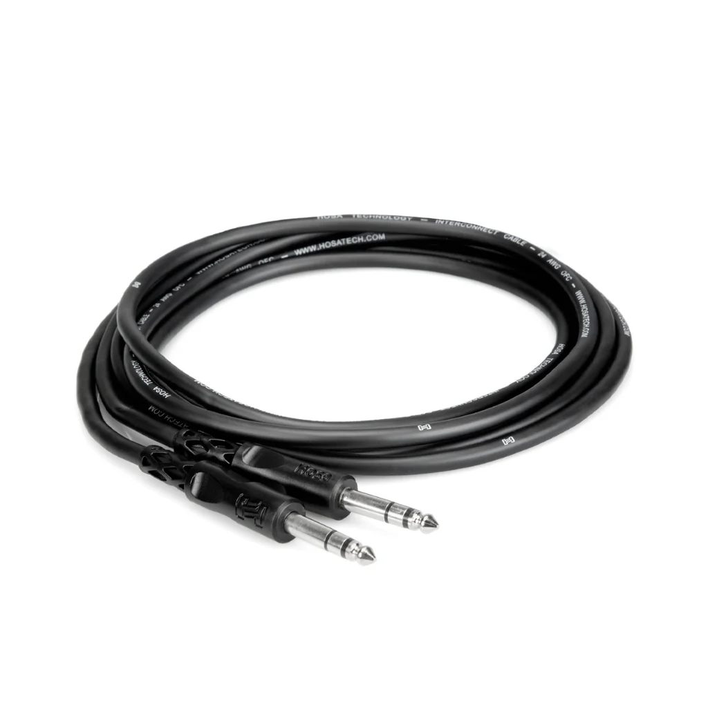 Hosa Technology 1/4" TRS to 1/4" TRS Balanced Interconnect 3ft