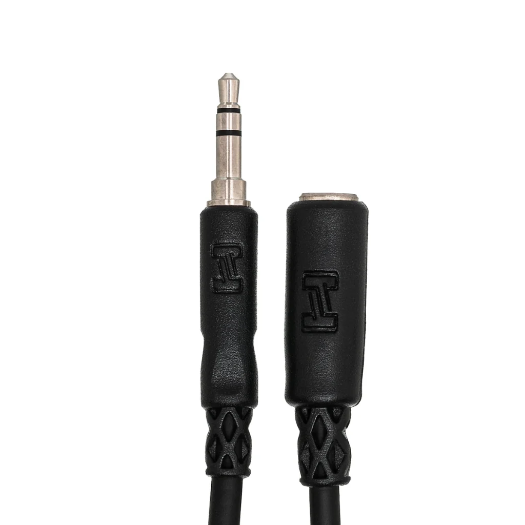 Hosa Technology 3.5 mm TRS to 3.5 mm TRS Headphone Extension Cable 2ft - Image 2