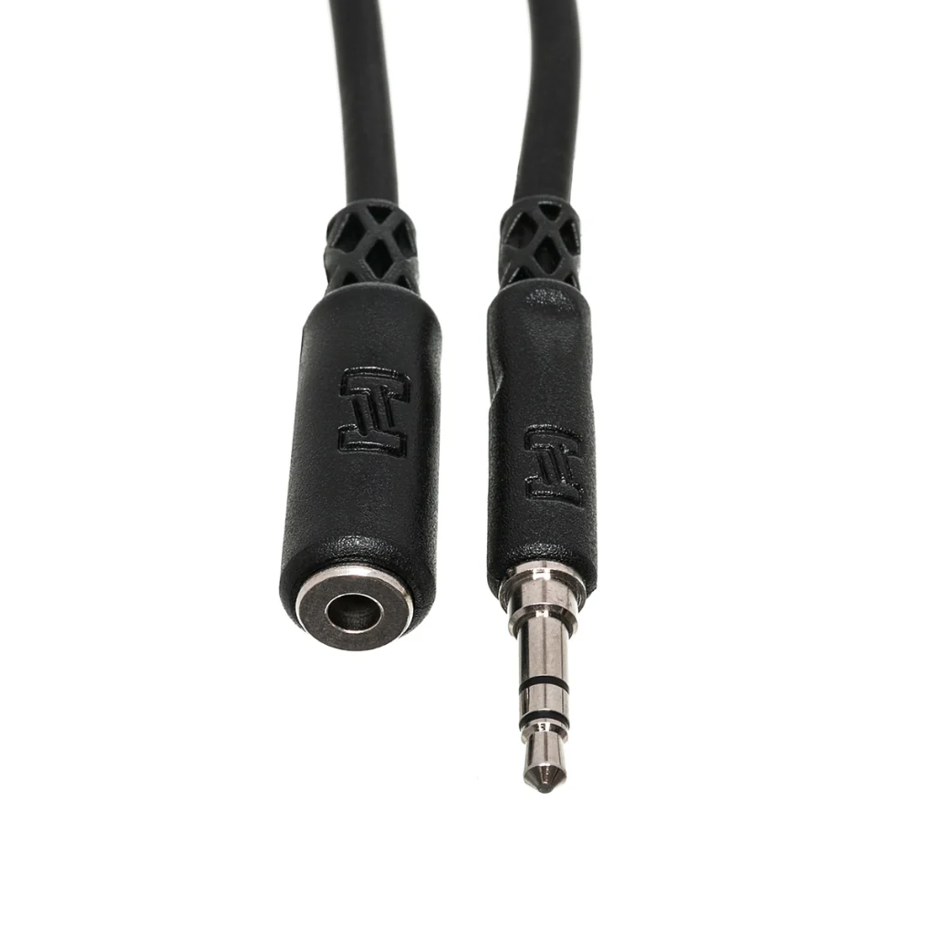 Hosa Technology 3.5 mm TRS to 3.5 mm TRS Headphone Extension Cable 2ft - Image 3