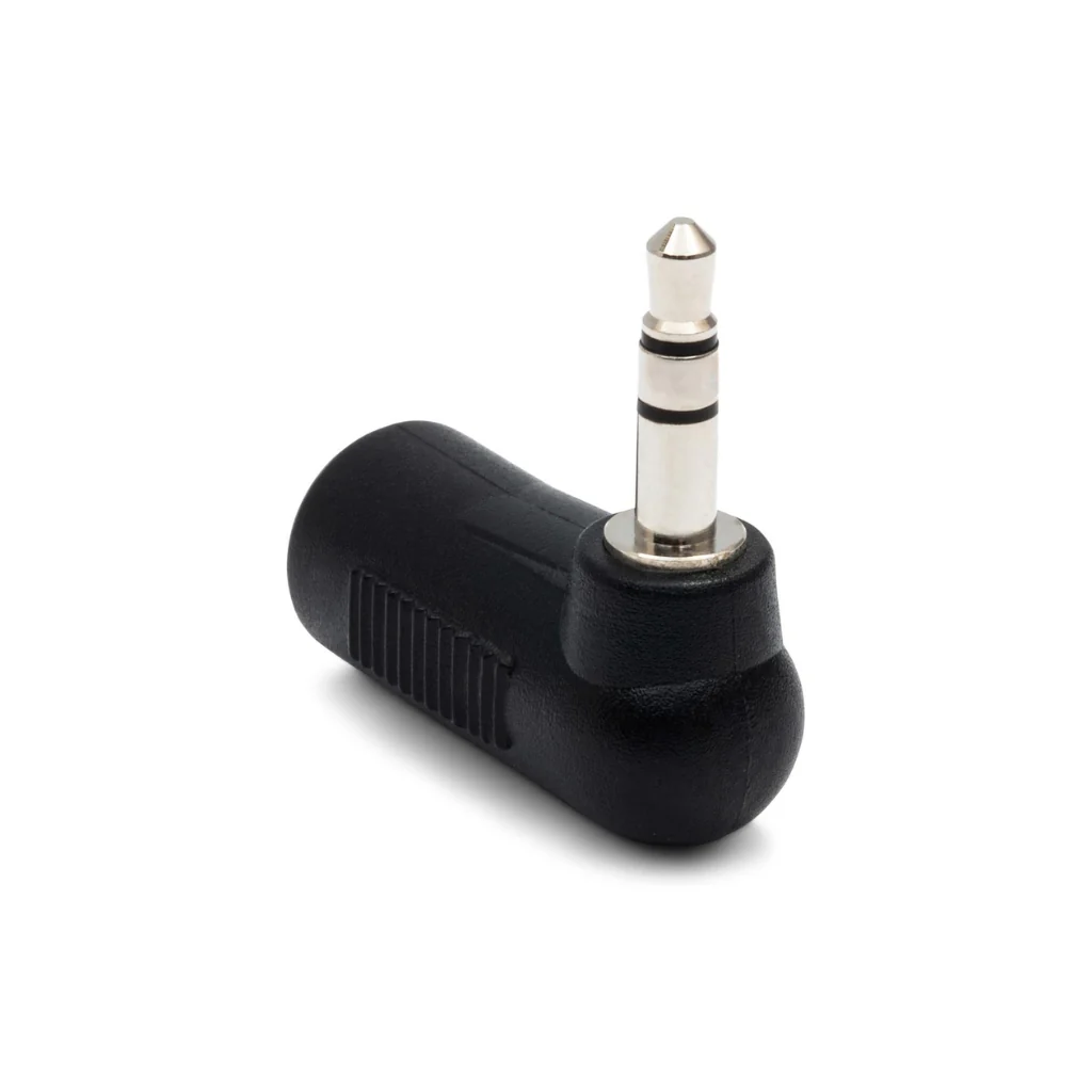 Hosa Technology 3.5 mm TRS to 3.5 mm TRS Right-Angle Adaptor