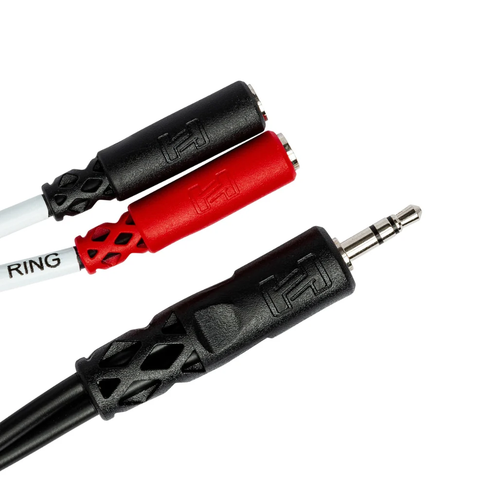 Hosa Technology 3.5 mm TRS to Dual 3.5 mm TSF Stereo Breakout - Image 2