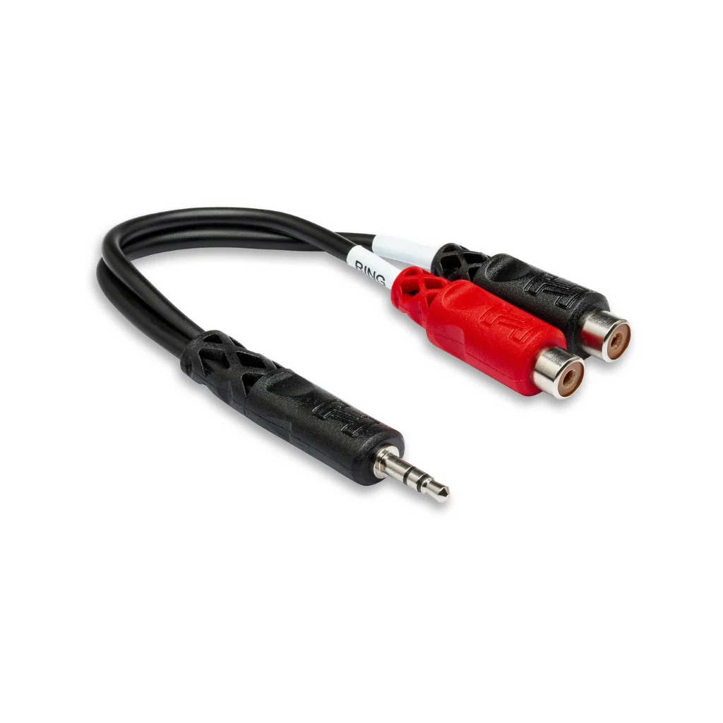 Hosa Technology 3.5 mm TRS to Dual RCAF Stereo Breakout