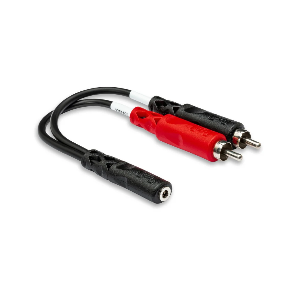 Hosa Technology 3.5 mm TRSF to Dual RCA Stereo Breakout