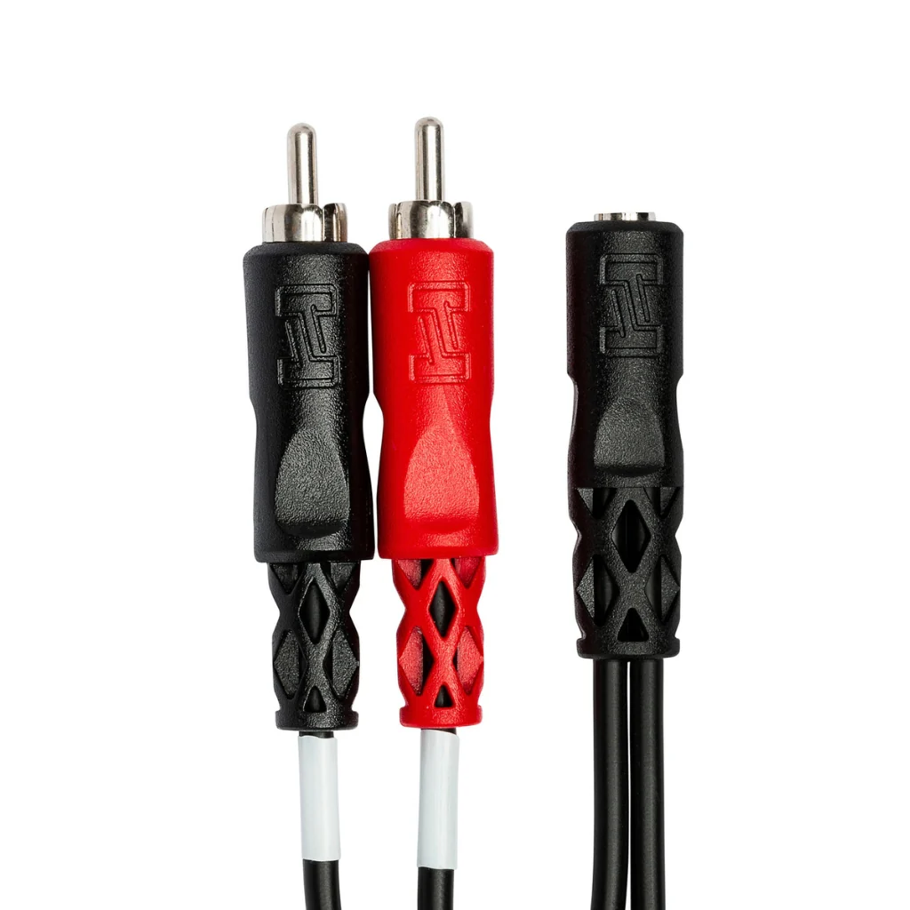 Hosa Technology 3.5 mm TRSF to Dual RCA Stereo Breakout - Image 3