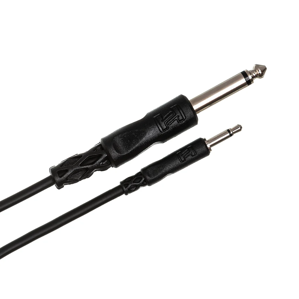 Hosa Technology 3.5 mm TS to 1/4 in TS Mono Interconnect 3ft - Image 2