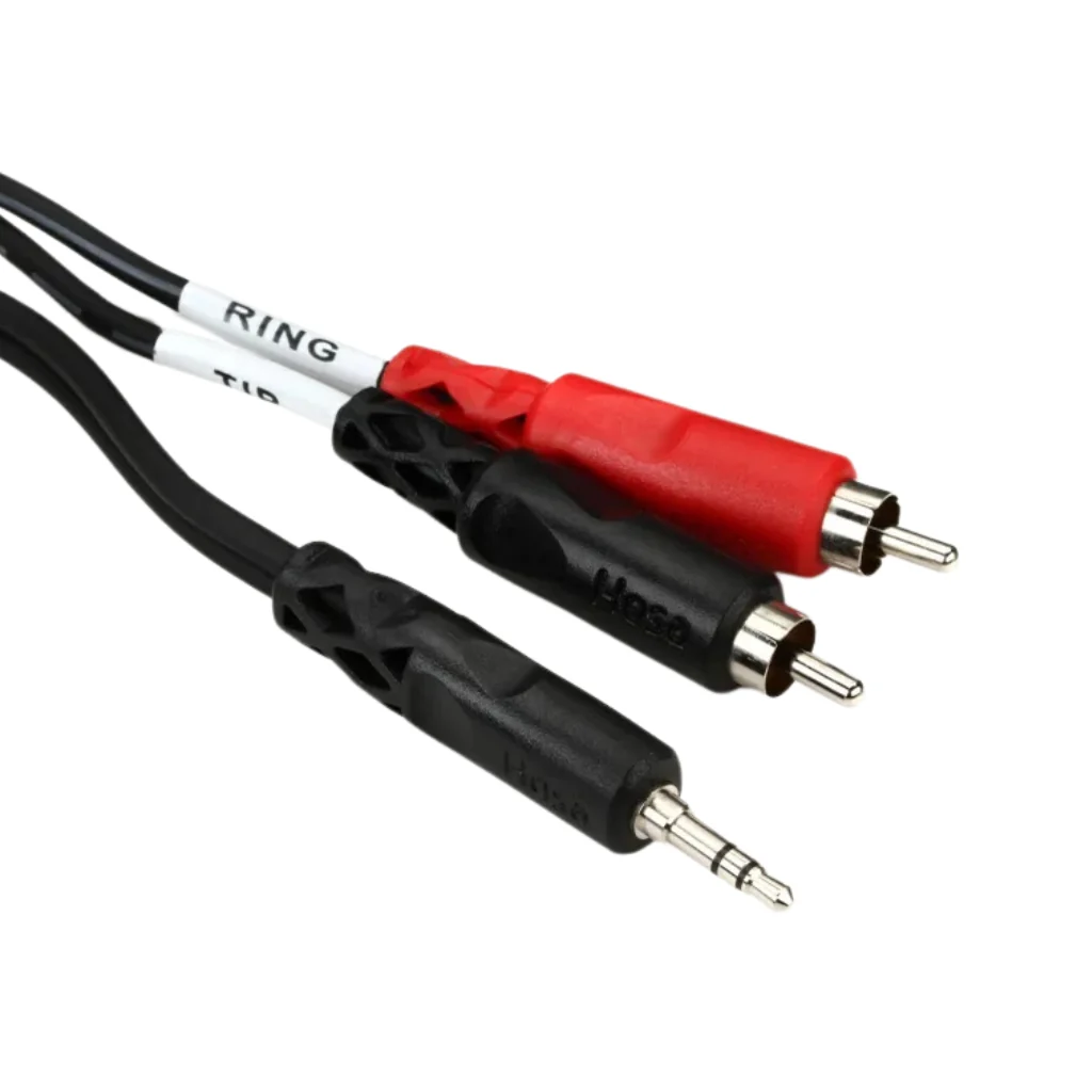 Hosa Technology 3.5mm TRS to Dual RCA Stereo Breakout Cable 3ft - Image 2