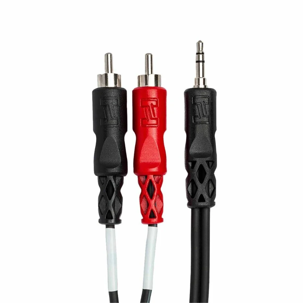 Hosa Technology 3.5mm TRS to Dual RCA Stereo Breakout Cable 3ft - Image 3