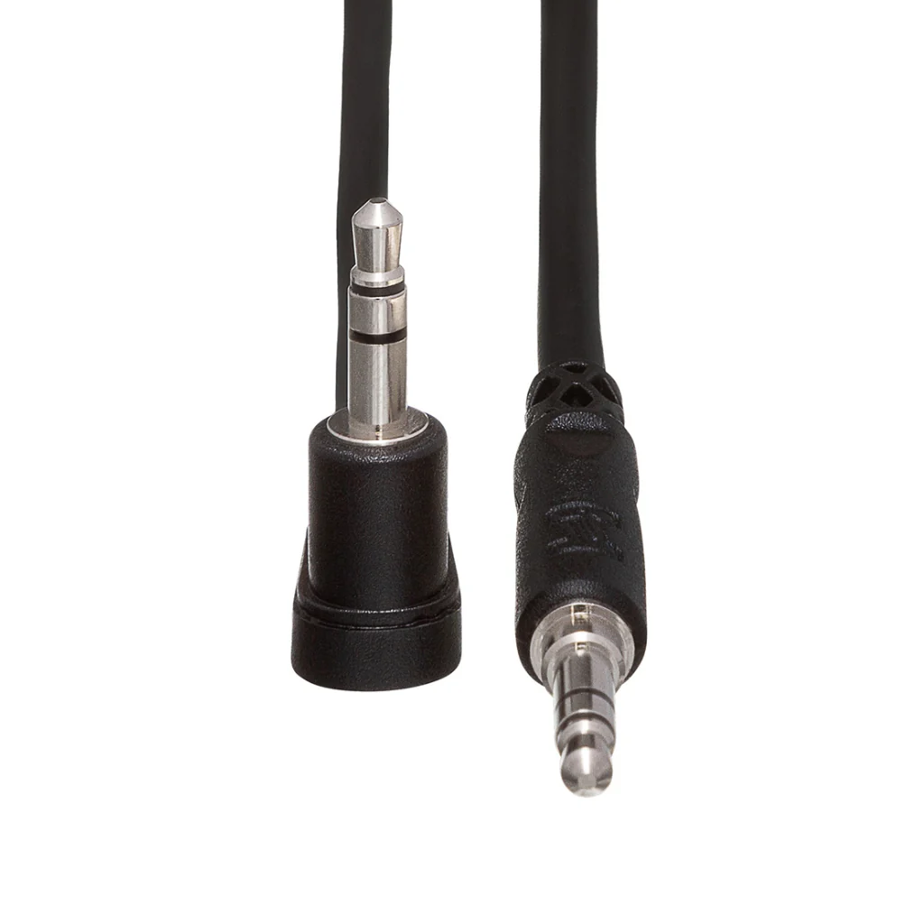 Hosa Technology 3.5mm TRS to Right-angle 3.5mm TRS Stereo Interconnect Cable 5ft - Image 2