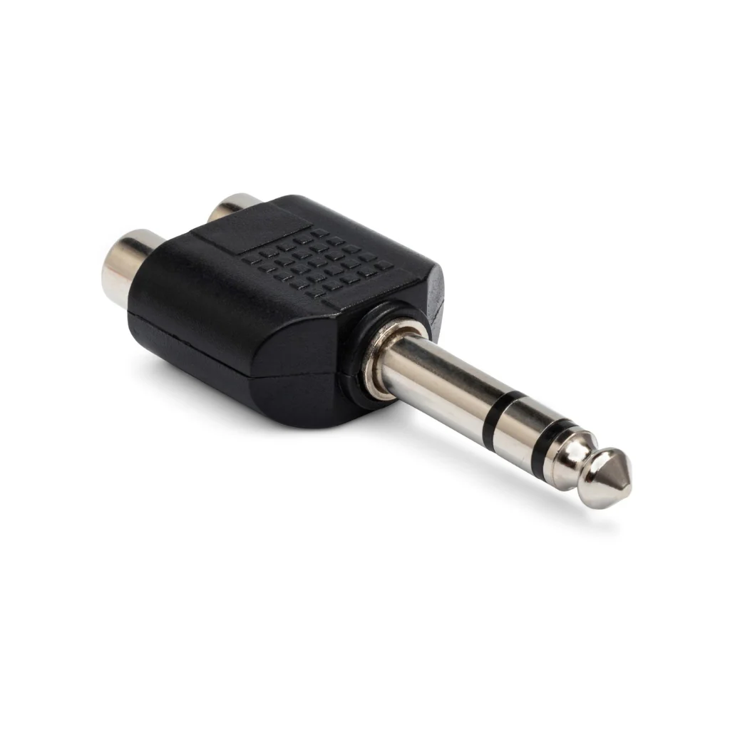 Hosa Technology Dual RCA to 1/4 in TRS Adaptor