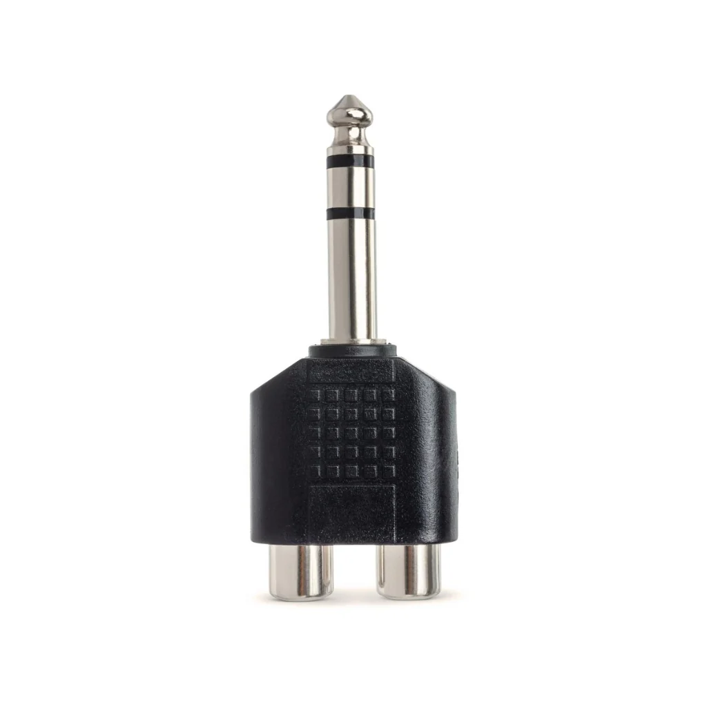 Hosa Technology Dual RCA to 1/4 in TRS Adaptor - Image 3