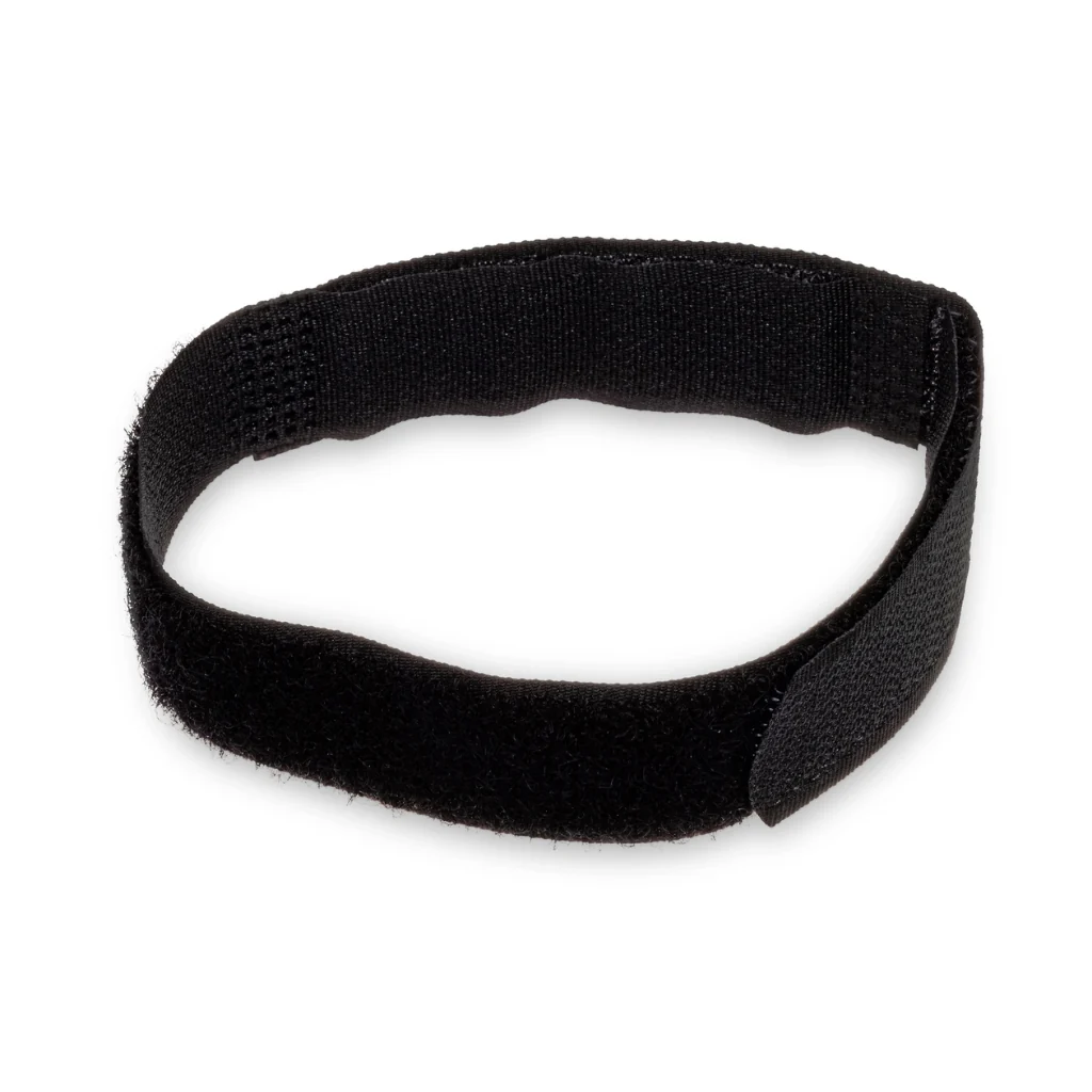 Hosa Technology Hook and Loop Cable Organizer with Center-Pass Gap, Black 0.75in x 8in - Image 2