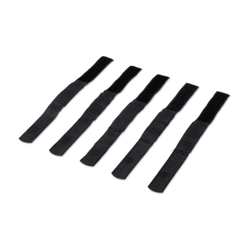 Hosa Technology Hook and Loop Cable Organizer with Center-Pass Gap, Black 0.75in x 8in - Image 3