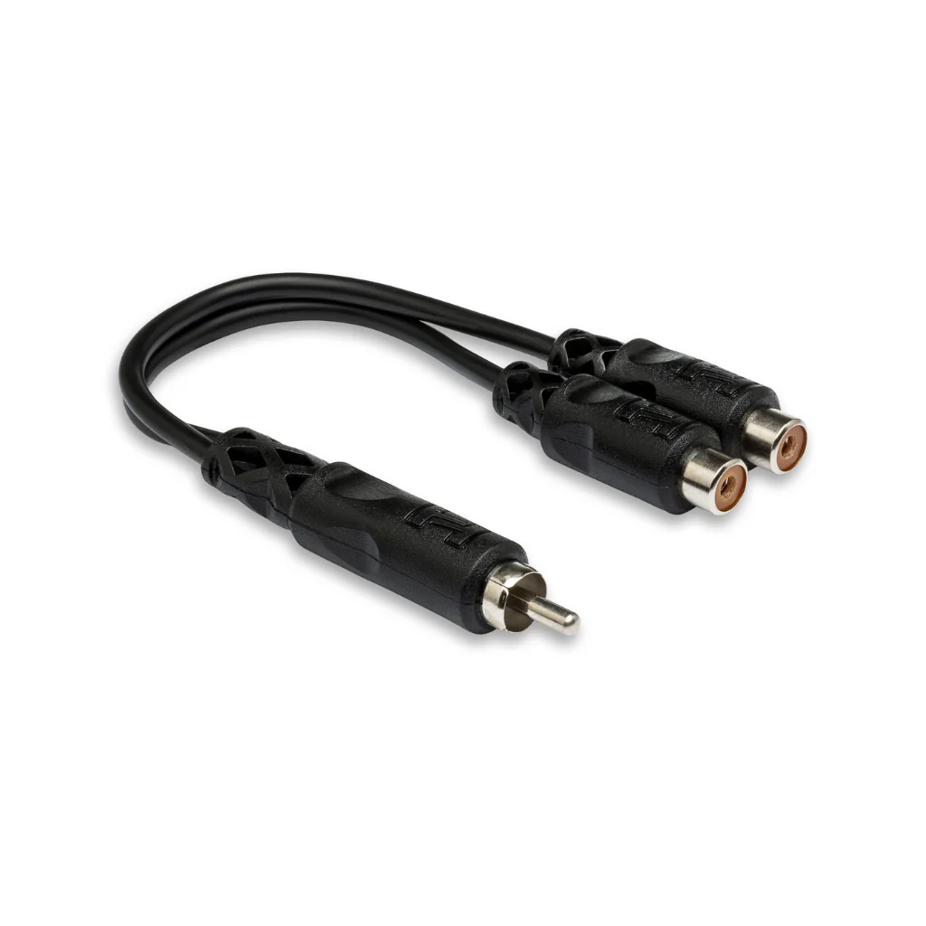 Hosa Technology RCA to Dual RCAF Y Cable