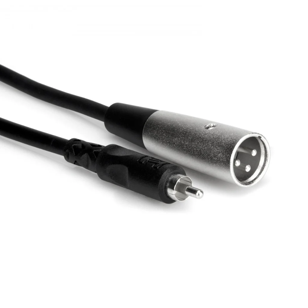 Hosa Technology RCA to XLR3M Unbalanced Interconnect Cable 2ft - Image 2