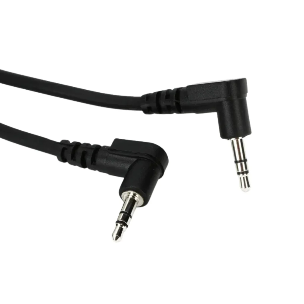 Hosa Technology Right-angle 3.5 mm TRS to Same Stereo Interconnect Cable 5ft - Image 2