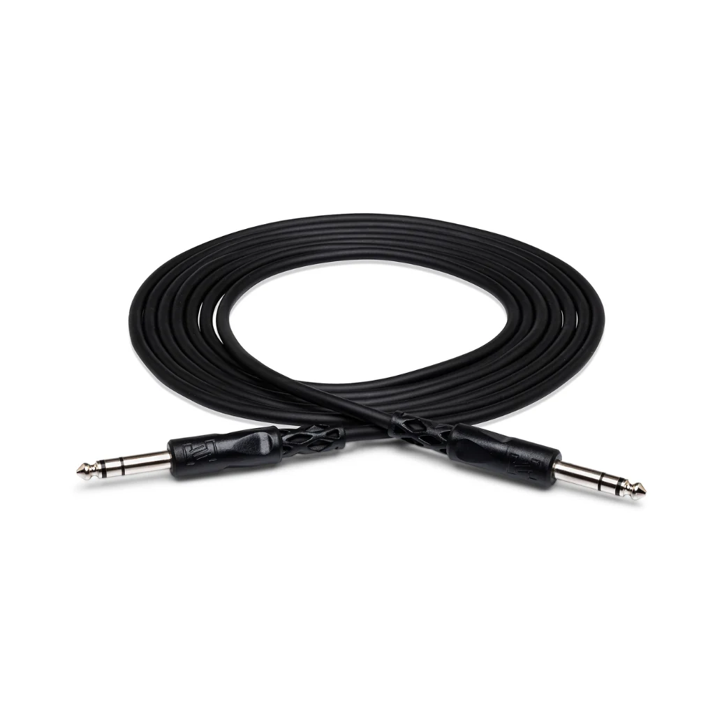Hosa Technology 1/4 in TRS to 1/4 in TRS Balanced Interconnect Cable 15ft