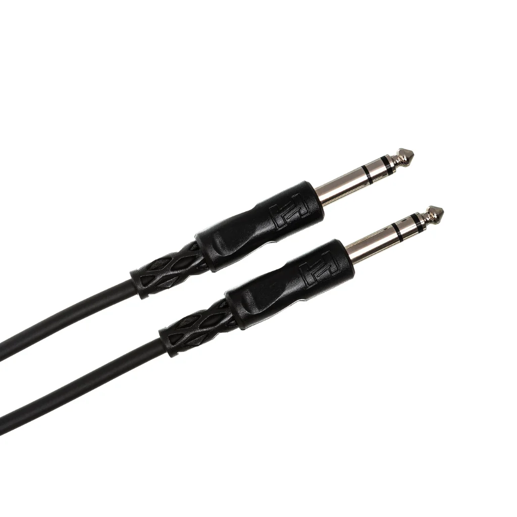 Hosa Technology 1/4 in TRS to 1/4 in TRS Balanced Interconnect Cable 15ft - Image 2