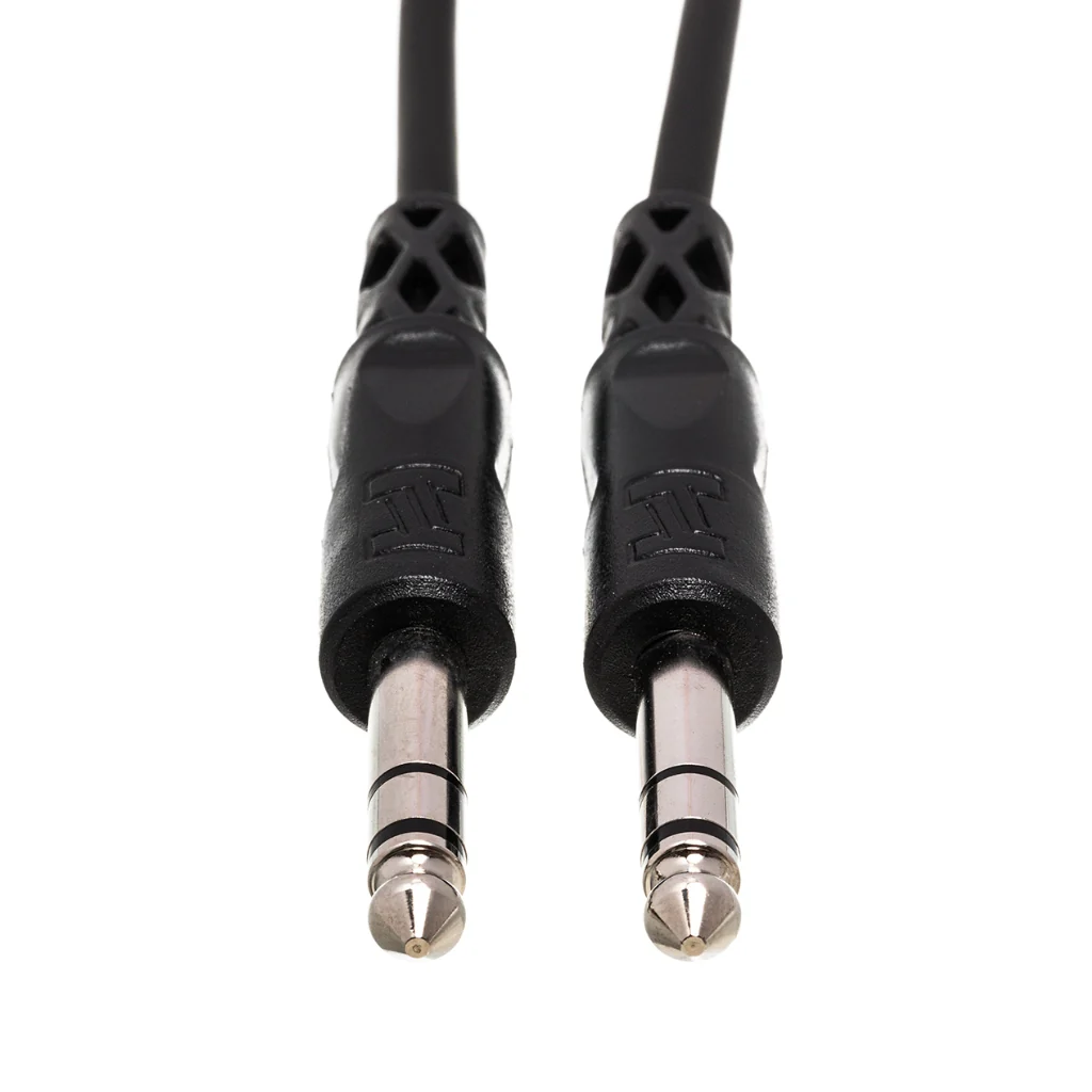Hosa Technology 1/4 in TRS to 1/4 in TRS Balanced Interconnect Cable 15ft - Image 3