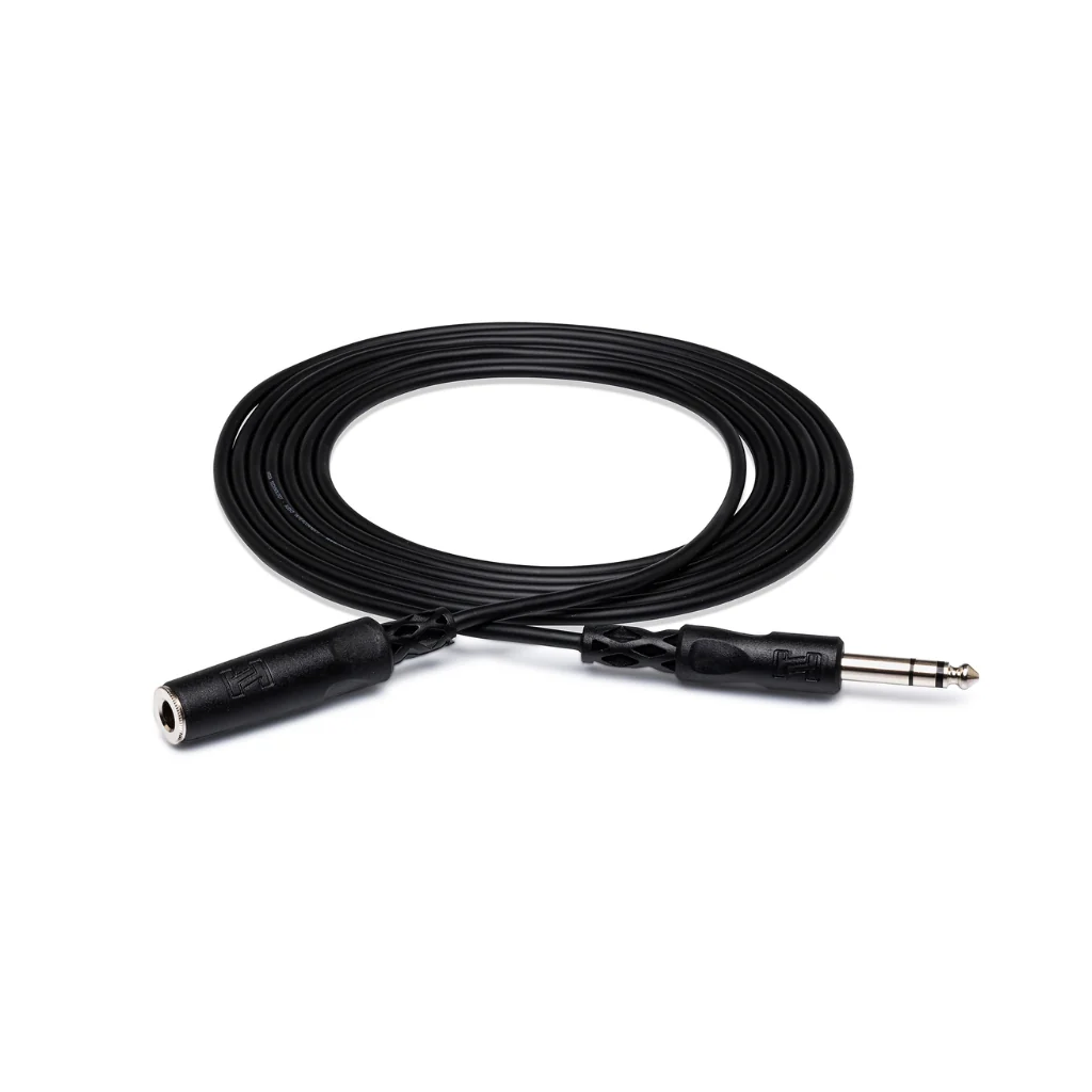Hosa Technology 1/4 in TRS to 1/4 in TRS Headphone Extension Cable 10ft