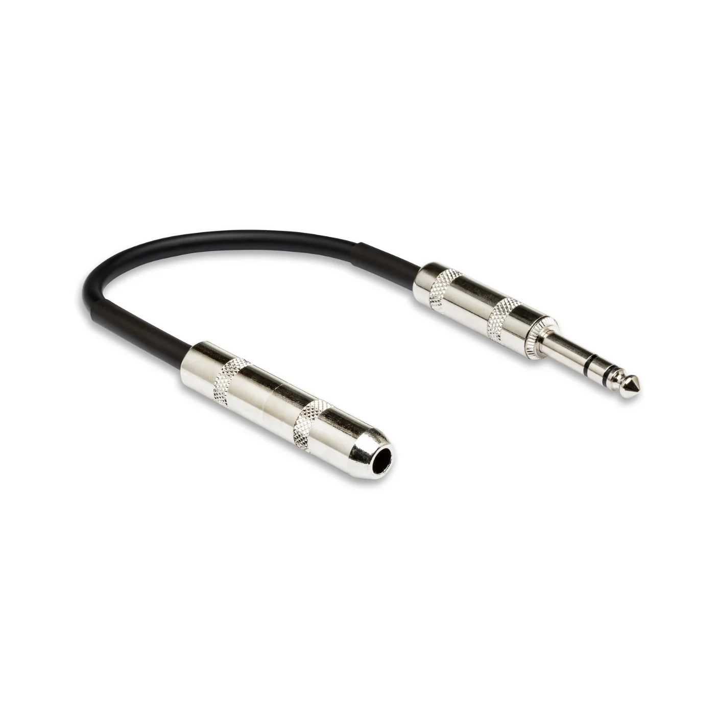 Hosa Technology 1/4 in TRS to 1/4 in TSF Insert Direct-out Adapter Cable 6in