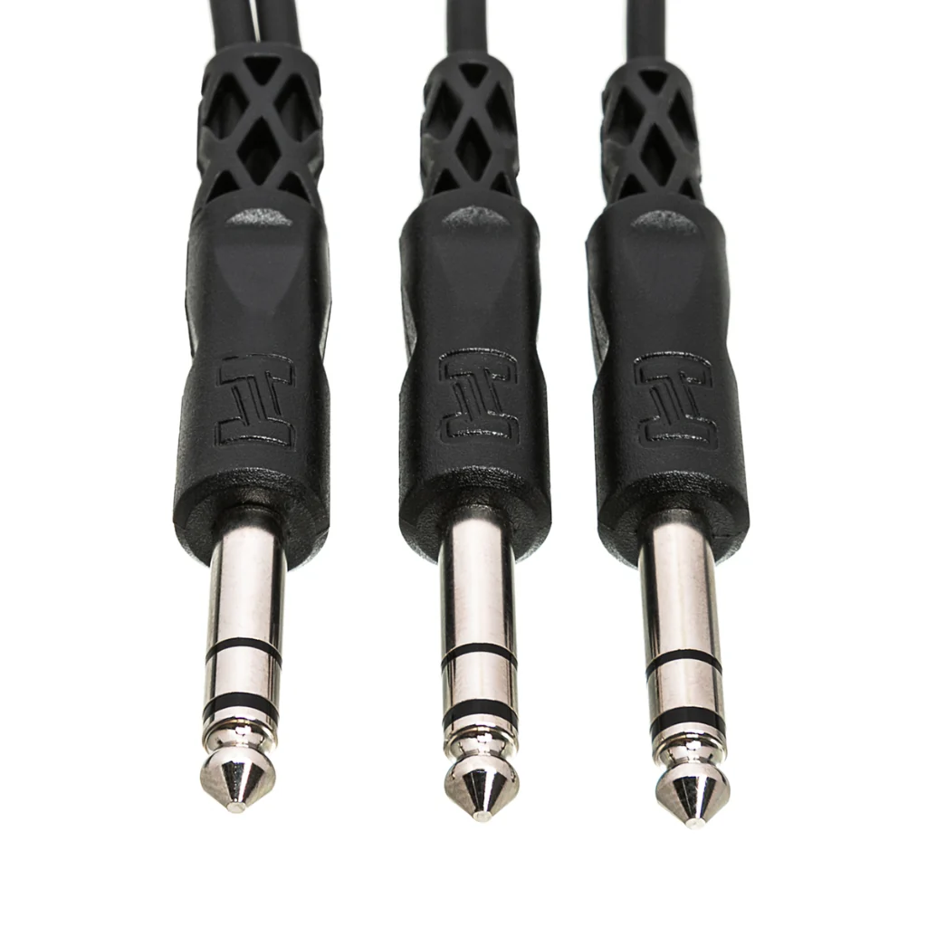 Hosa Technology 1/4 in TRS to Dual 1/4 in TRS Y Cable 3ft - Image 3