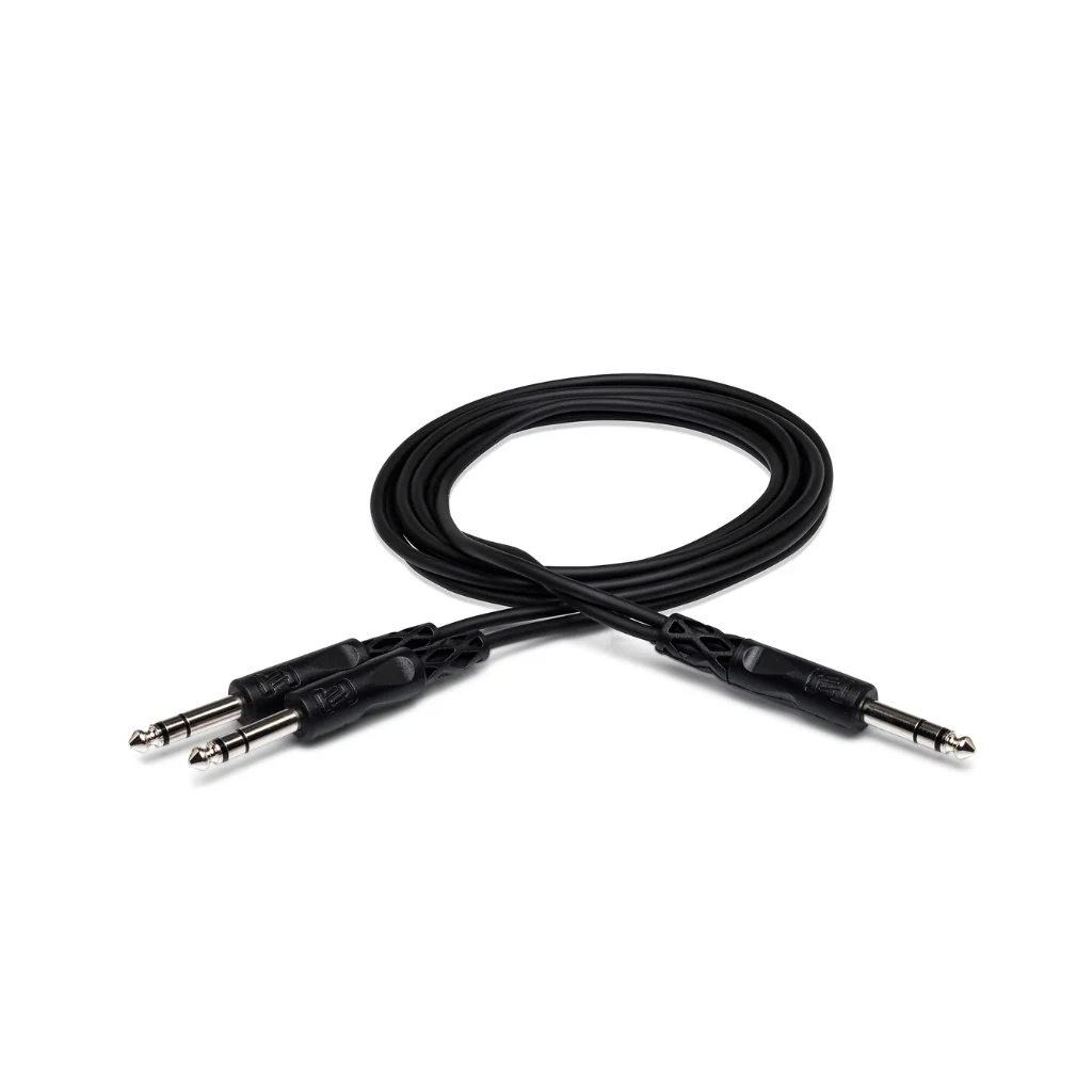 Hosa Technology 1/4 in TRS to Dual 1/4 in TRS Y Cable 5ft