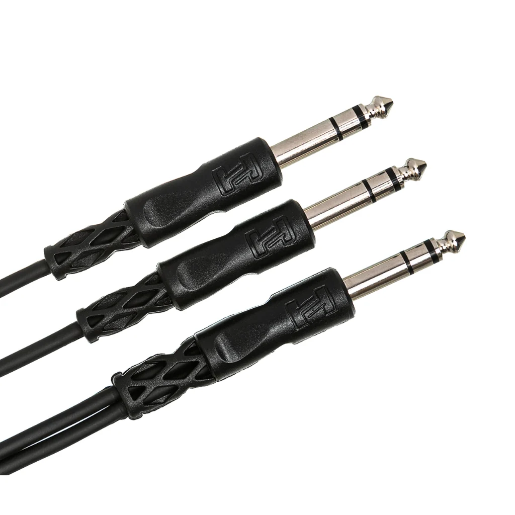 Hosa Technology 1/4 in TRS to Dual 1/4 in TRS Y Cable 5ft - Image 2