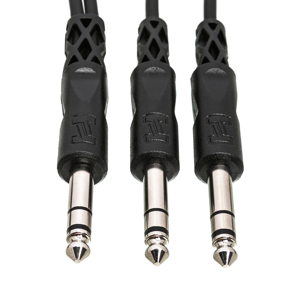 Hosa Technology 1/4 in TRS to Dual 1/4 in TRS Y Cable 5ft - Image 3