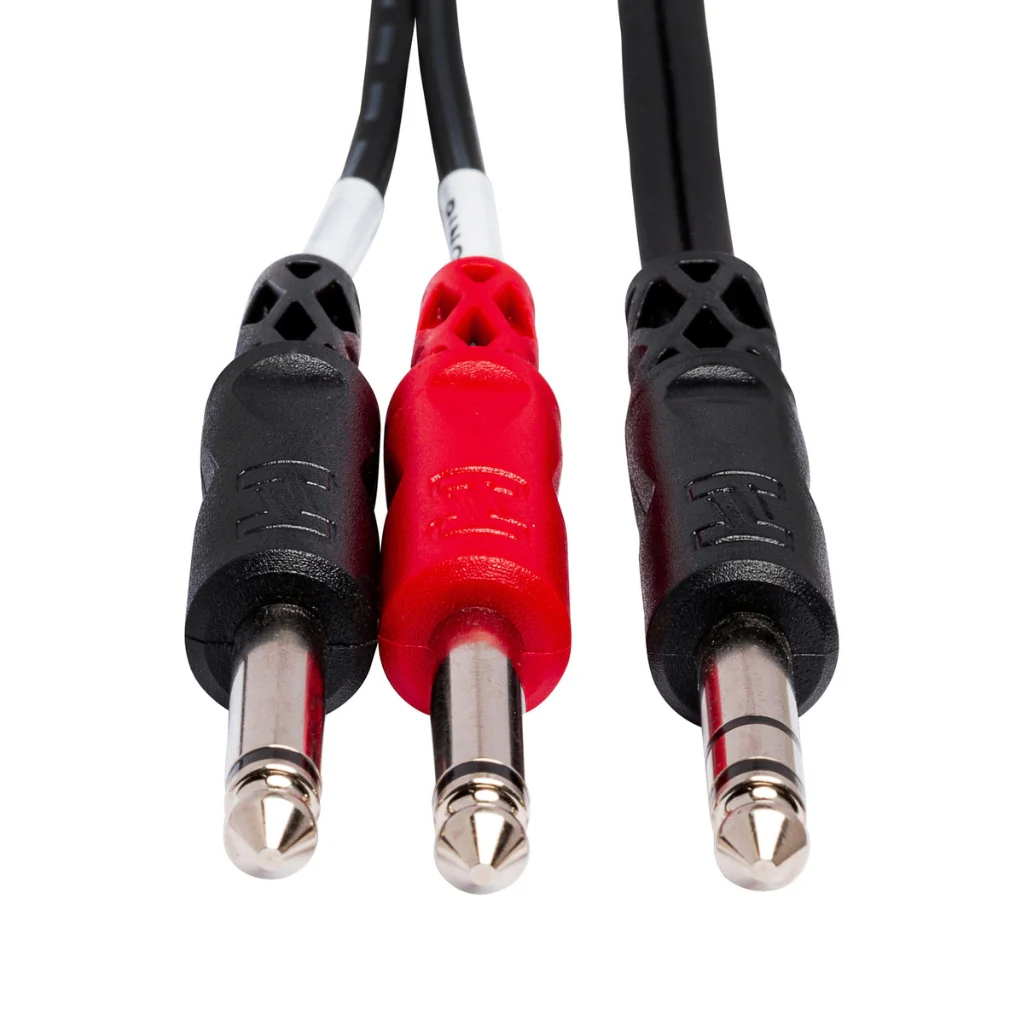 Hosa Technology 1/4 in TRS to Dual 1/4 in TS Insert Cable 3m - Image 3