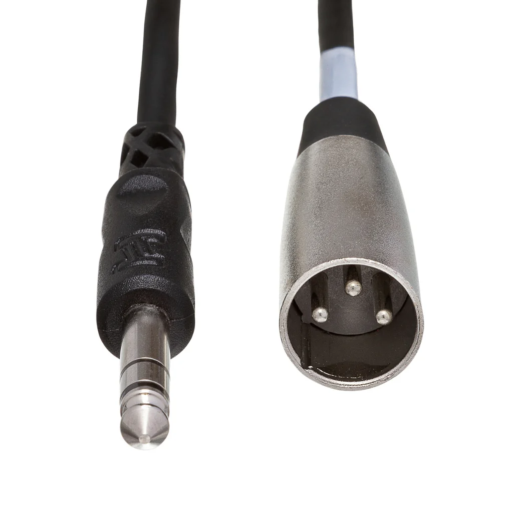 Hosa Technology 1/4 in TRS to XLR3M Balanced Interconnect Cable 15ft - Image 3