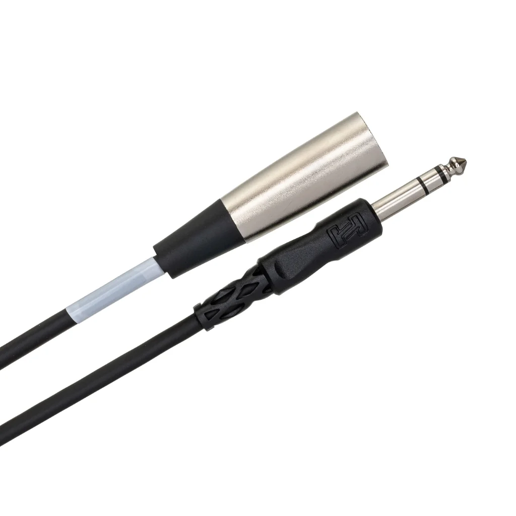 Hosa Technology 1/4 in TRS to XLR3M Balanced Interconnect Cable 3ft - Image 2