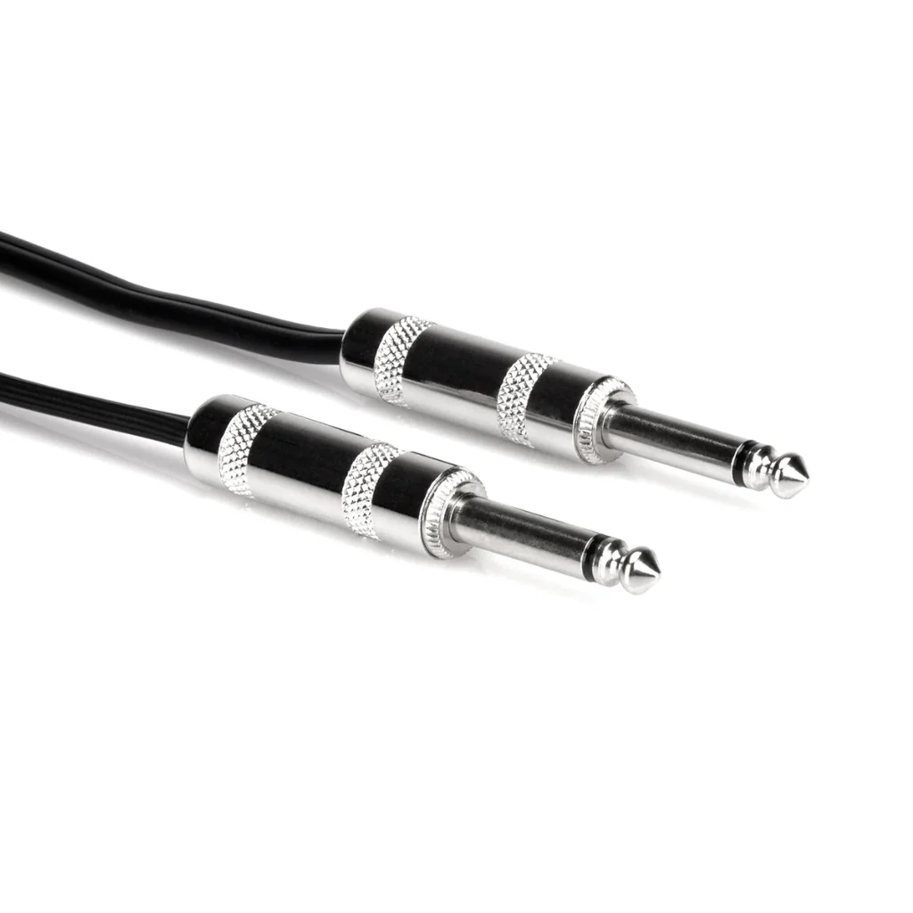 Hosa Technology 1/4 in TS to Same Black Zip Speaker Cable 5ft - Image 2
