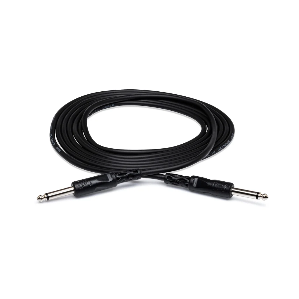 Hosa Technology 1/4 in TS to Same Unbalanced Interconnect Cable 15ft