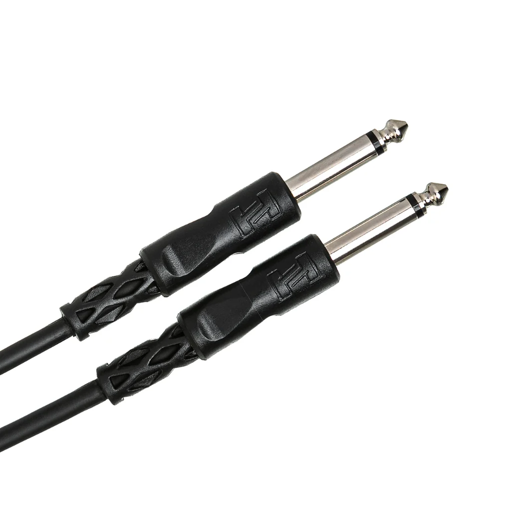 Hosa Technology 1/4 in TS to Same Unbalanced Interconnect Cable 15ft - Image 2
