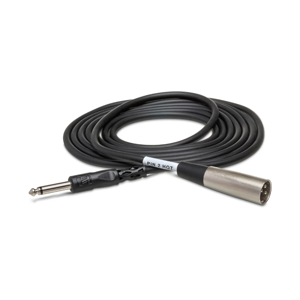 Hosa Technology 1/4 in TS to XLR3M Unbalanced Interconnect Cable 20ft