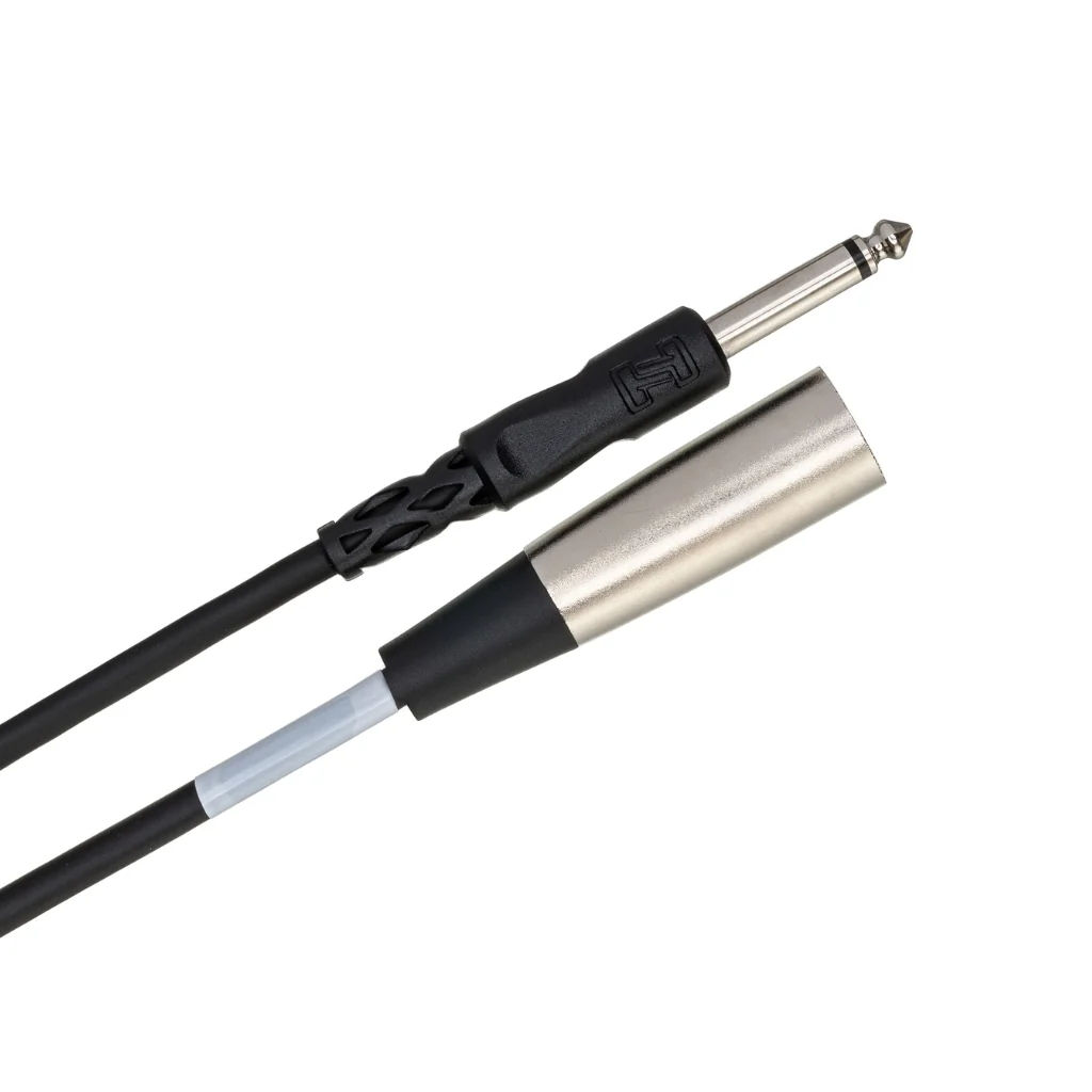 Hosa Technology 1/4 in TS to XLR3M Unbalanced Interconnect Cable 20ft - Image 2
