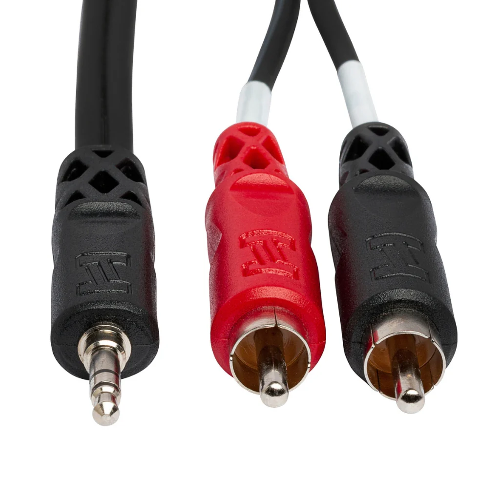 Hosa Technology 3.5 mm TRS to Dual RCA Stereo Breakout Cable 15ft - Image 3
