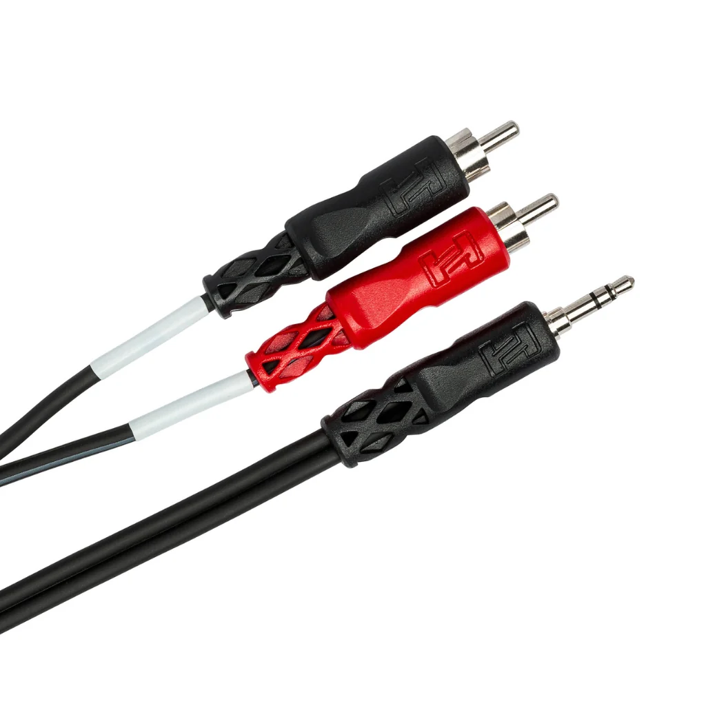 Hosa Technology 3.5 mm TRS to Dual RCA Stereo Breakout Cable 25ft - Image 2