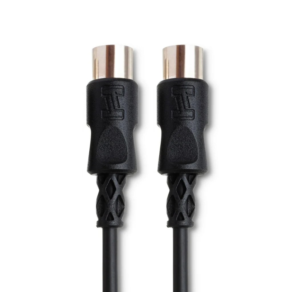 Hosa Technology 5-pin DIN to Same MIDI Cable Black 5ft - Image 2